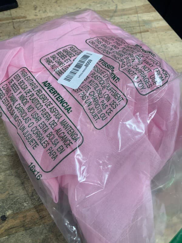 UPOPO Pink Valance 15 inches Long Sheer Curtain Valance Living Room Bedroom Kitc - Thumbnail 2