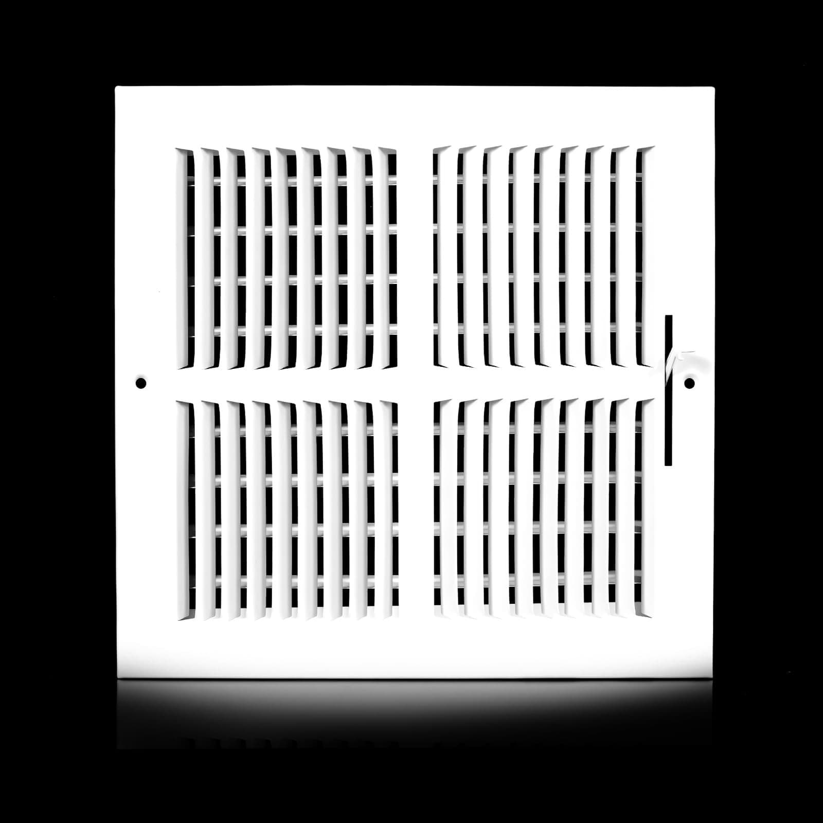 10x10 Vent Register [Duct Opening], Vent Covers for Home Ceiling, Two-Way Ventil - Image 1