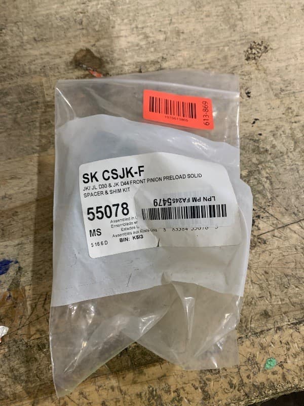 Yukon Gear & Axle SK CSJK-F Solid Spacers, Shims & Shim Kits - Thumbnail 2