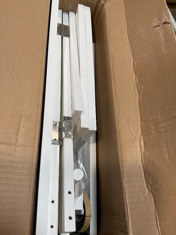 BABESIDE Wooden Baby Dolls Closet for 12-16 Inches Doll, Armoire Dolls Wardrobe - Thumbnail 2