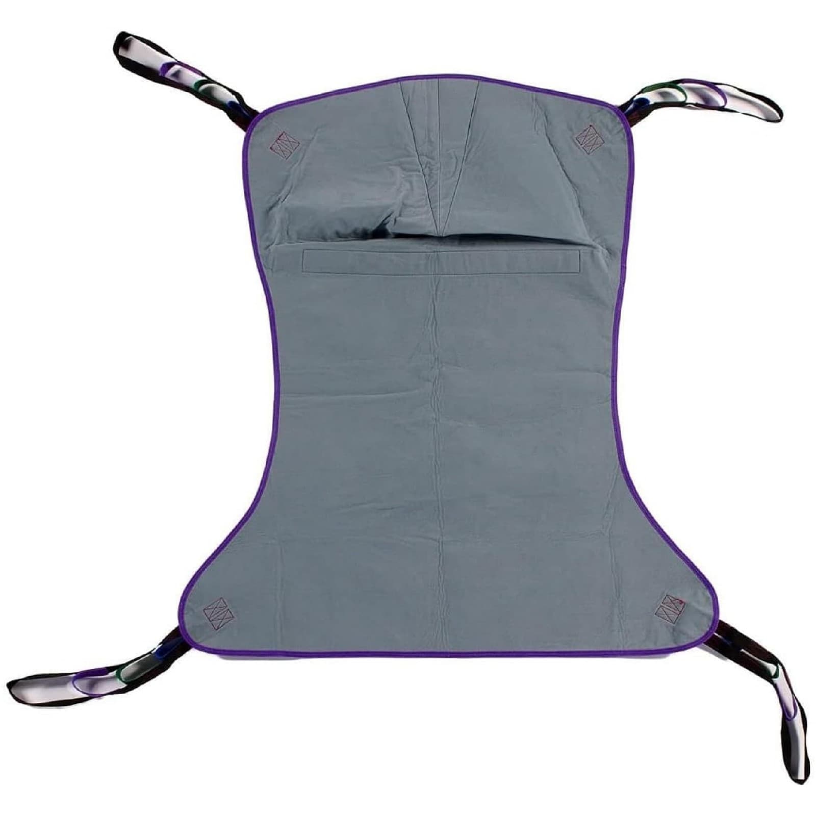 Patient Aid Full Body Solid Fabric Lift Sling - Soft Padded Polyester Weave - Co - Image 1