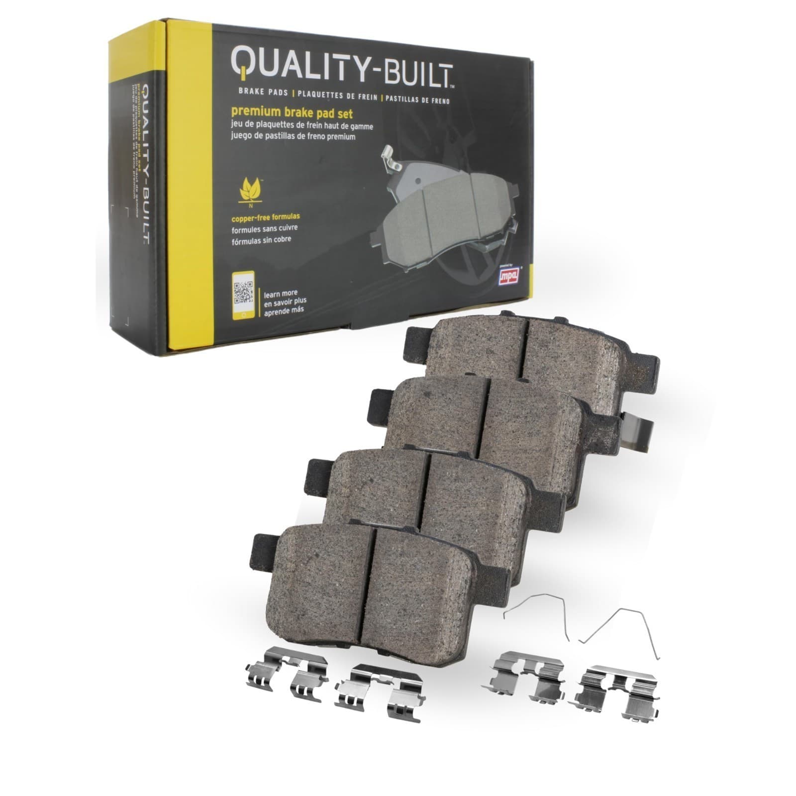 Disc Brake Pad Set Quality-Built 1001-1879C - Image 1