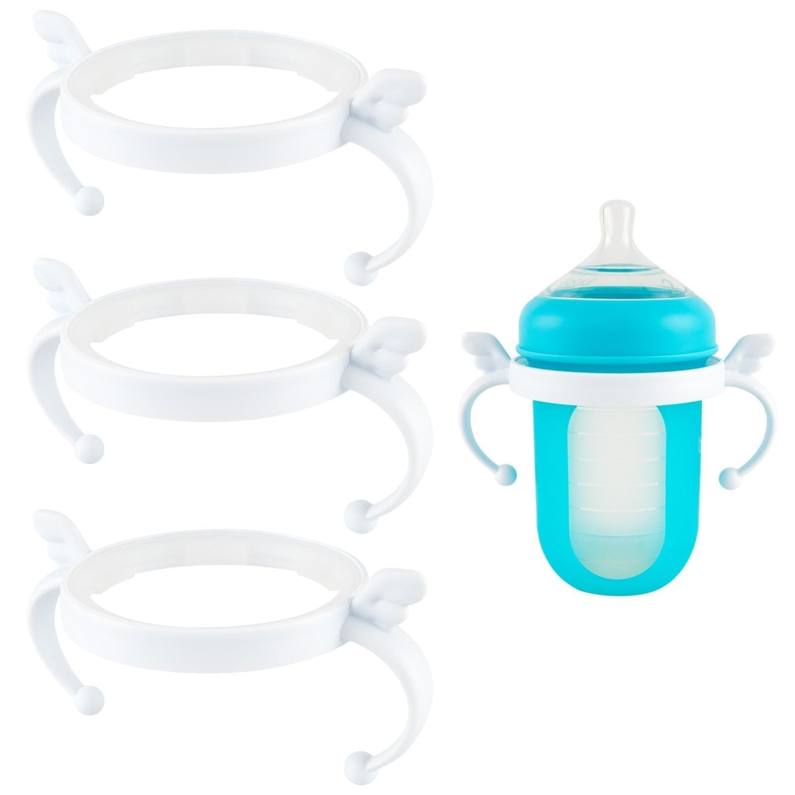 XUNICUTE Baby Bottle Handles for Boon Bottles, Ergonomic Bottles Holder for Newb - Image 1