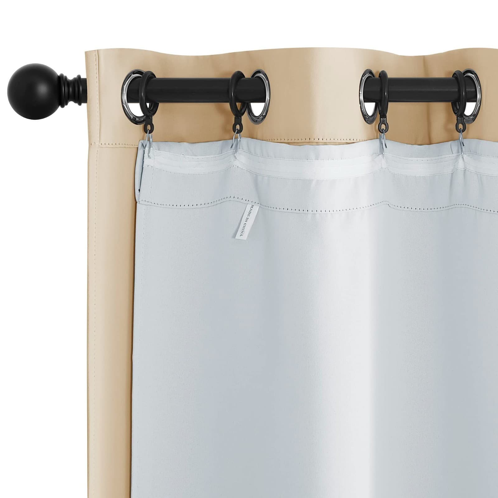 Sidelight Door Curtains 72 Inches Long for Side Windows Linen Privacy Thermal... - Image 1