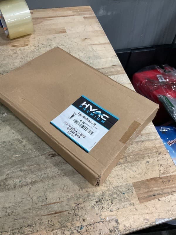 10"w X 6"h Adjustable AIR Supply Diffuser - HVAC Vent Cover Sidewall or Ceiling - Thumbnail 2