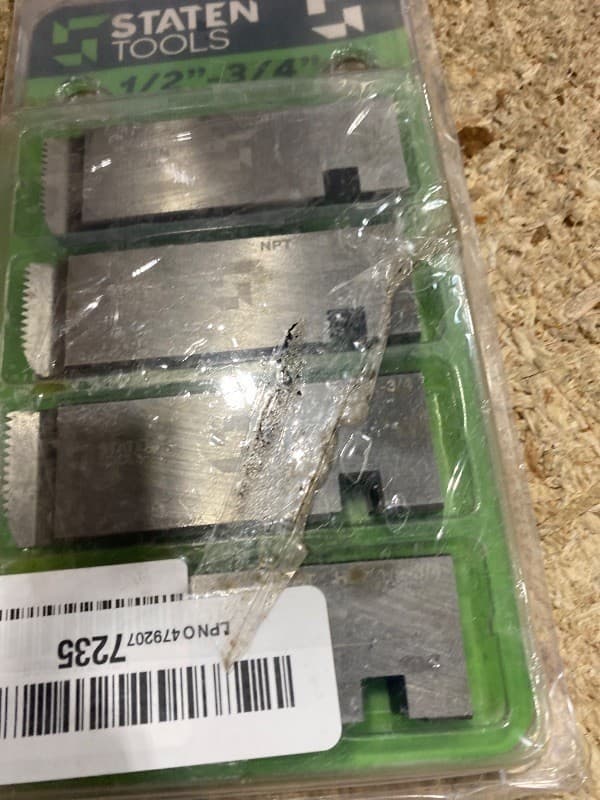 Staten Tools NPT Universal 47770 1/2�-3/4�Hardened steel Pipe Dies fits RIDGID 8 - Thumbnail 3
