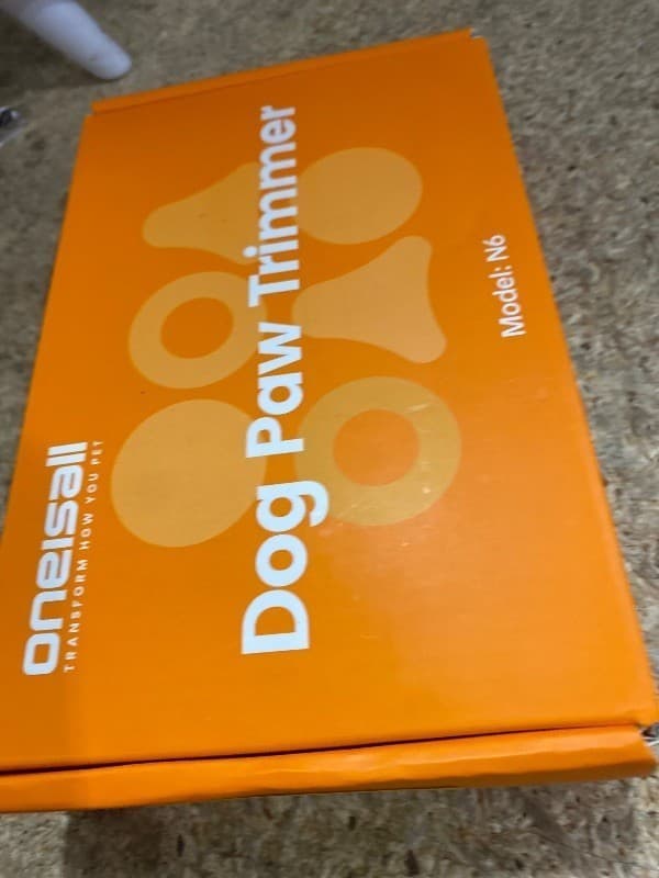 Oneisall Dog Paw Trimmer,Cordless Paw Hair Trimmer For Dogs With Double Blades, - Thumbnail 2