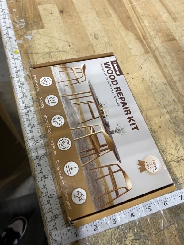 Laminate Floor Repair Kit with Heat Pen,Linoleum Repair Hard Wax 12 Color Wood V - Thumbnail 2