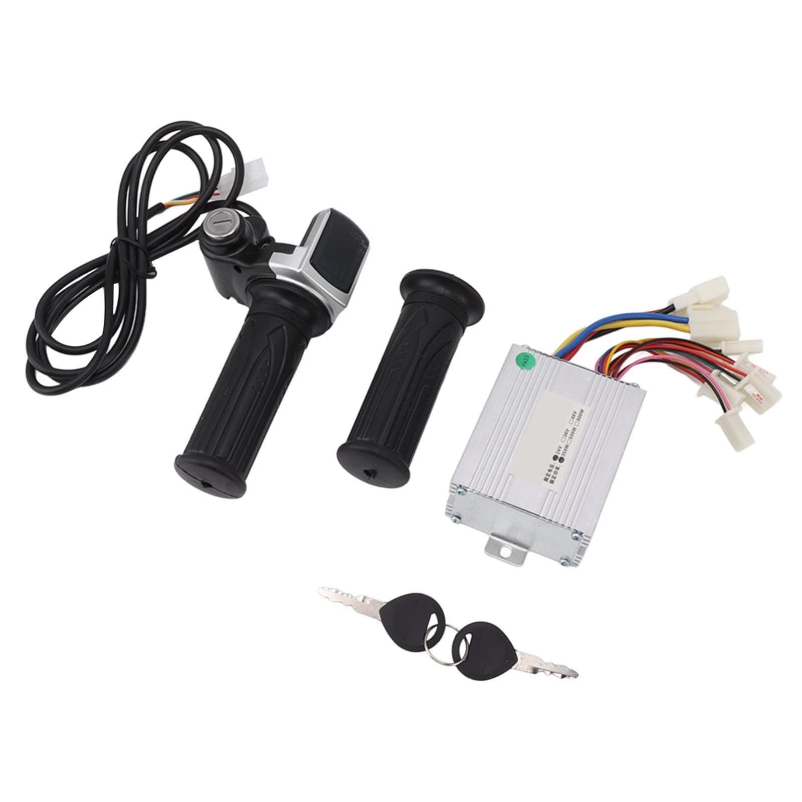 Motor Brushed Speed Controller Kit, Throttle Grip with Lock Throttle Twist - Image 1