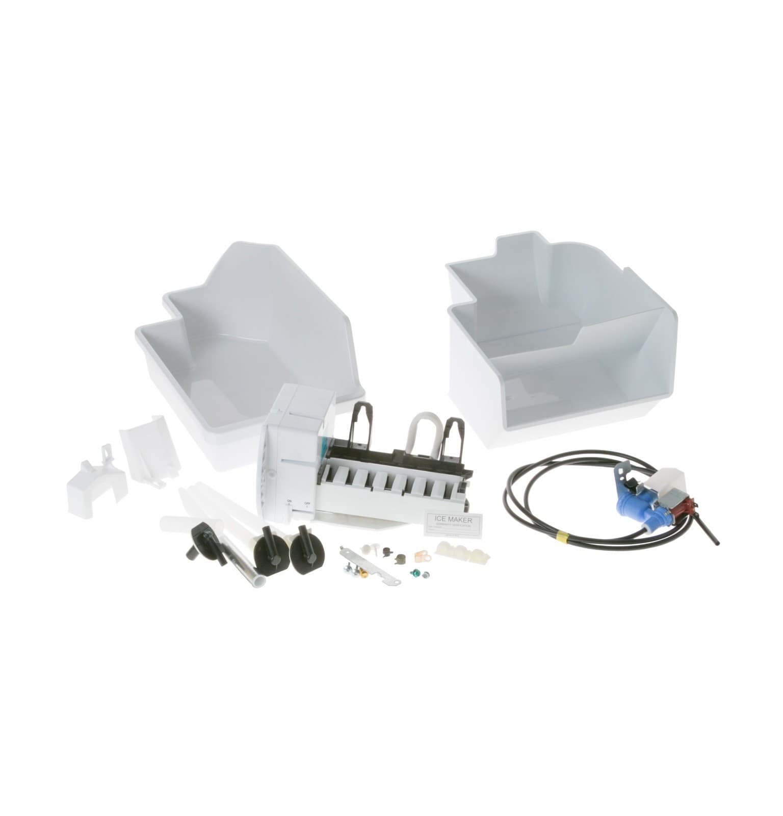 Refrigerator WR30X10093 IM6D Icemaker Kit, White - Image 1