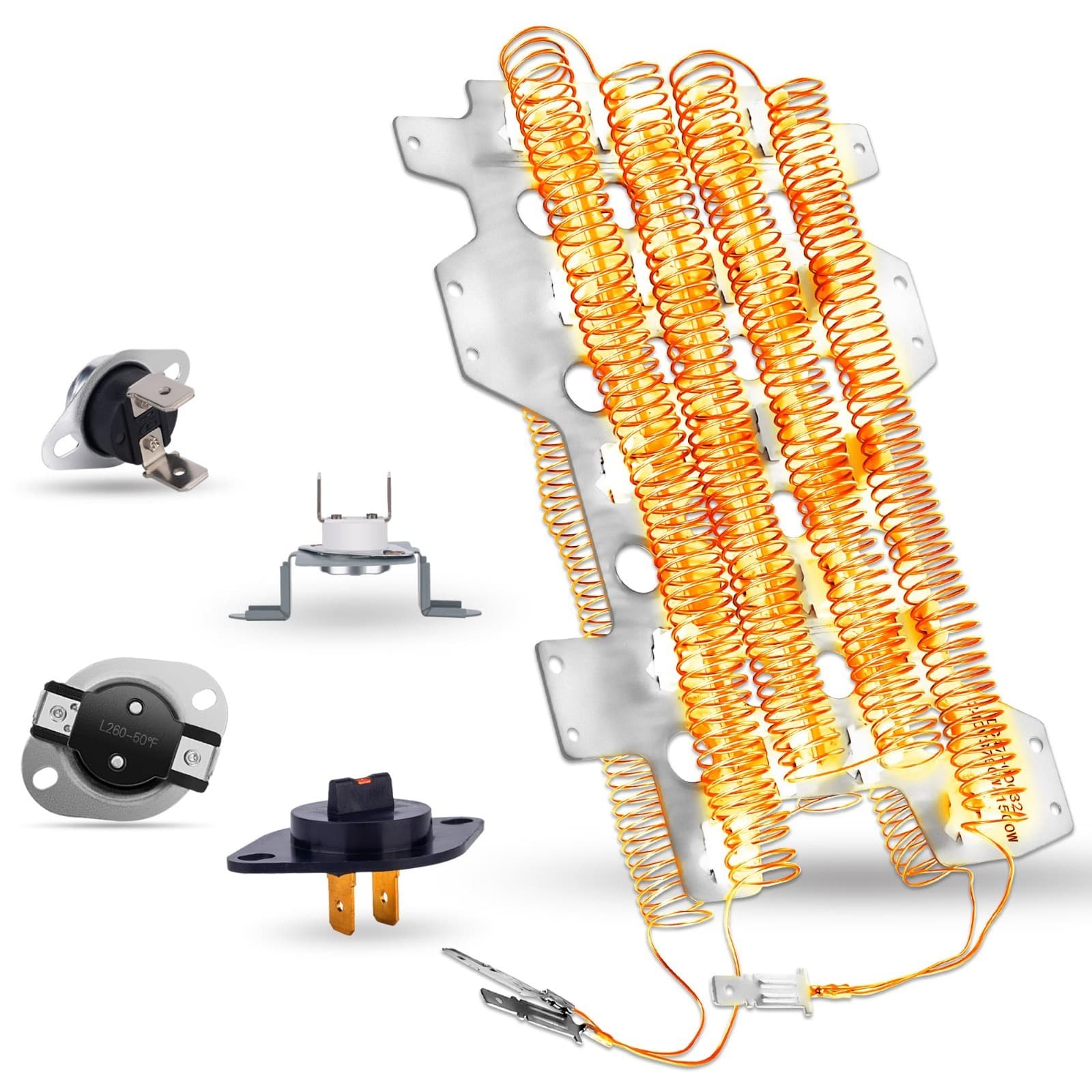 DVE45R6300V/A3 DVE52M7750V/A3 Dryer Heating Element Kit Fit for Sam/sung DV42H56 - Image 1