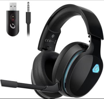 Gtheos 2.4GHz Wireless Gaming Headphones for PS5, PS4 Fortnite & Call of Duty/FP - Image 1