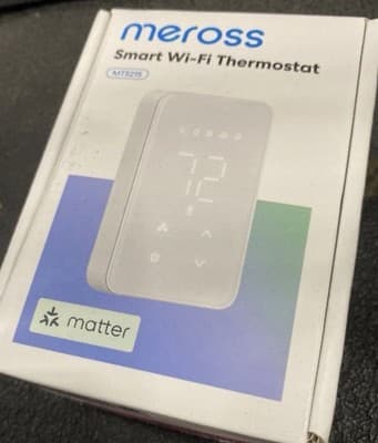 meross Matter Smart Thermostat for Electric Baseboard Heater, Works with Alexa - Thumbnail 2