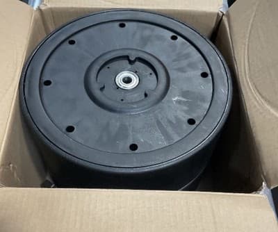 2 Pack 11''/28CM Nylon Larger Rear Tires for Power Wheels Electric 11" tires - Thumbnail 2