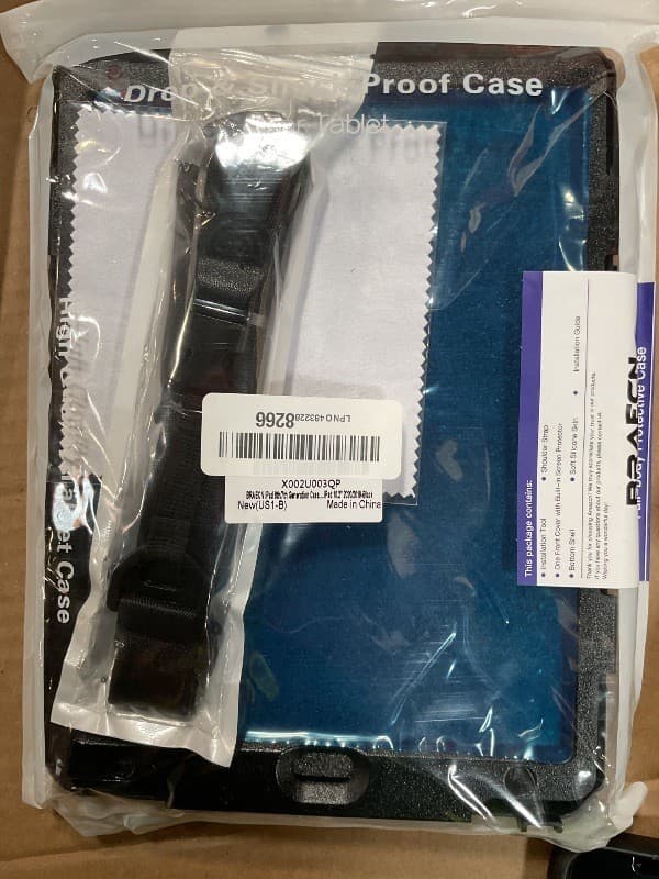 BRAECN Case for 10.2 Inch 9th/8th/7th Generation, Heavy Duty Silicone Case with - Thumbnail 2