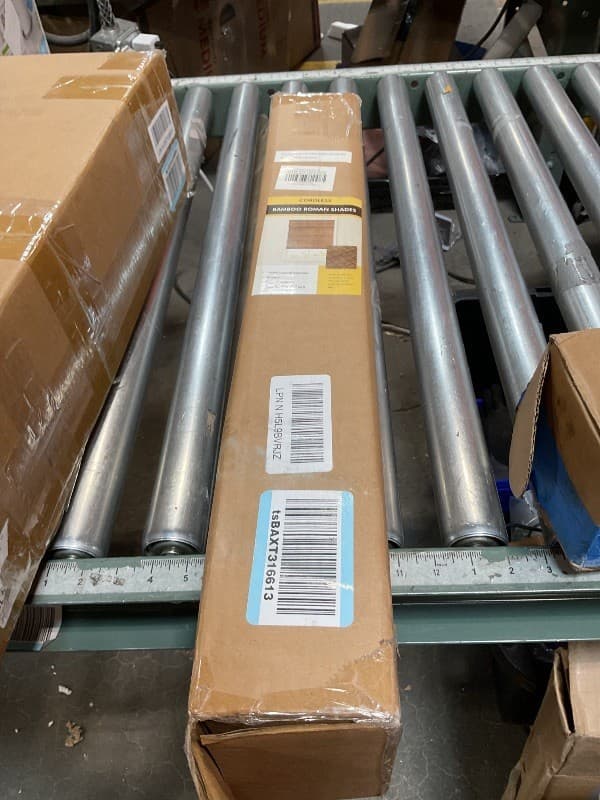 UNISHADES Cordless Bamboo Roman Shades for Windows, Blinds Size (22.5" W ×48" H) - Thumbnail 2