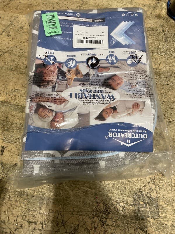 OUTCREATOR® Washable Bed Pads 18" x 24" (Pack of 3), Incontinence Mattress Prote - Thumbnail 2