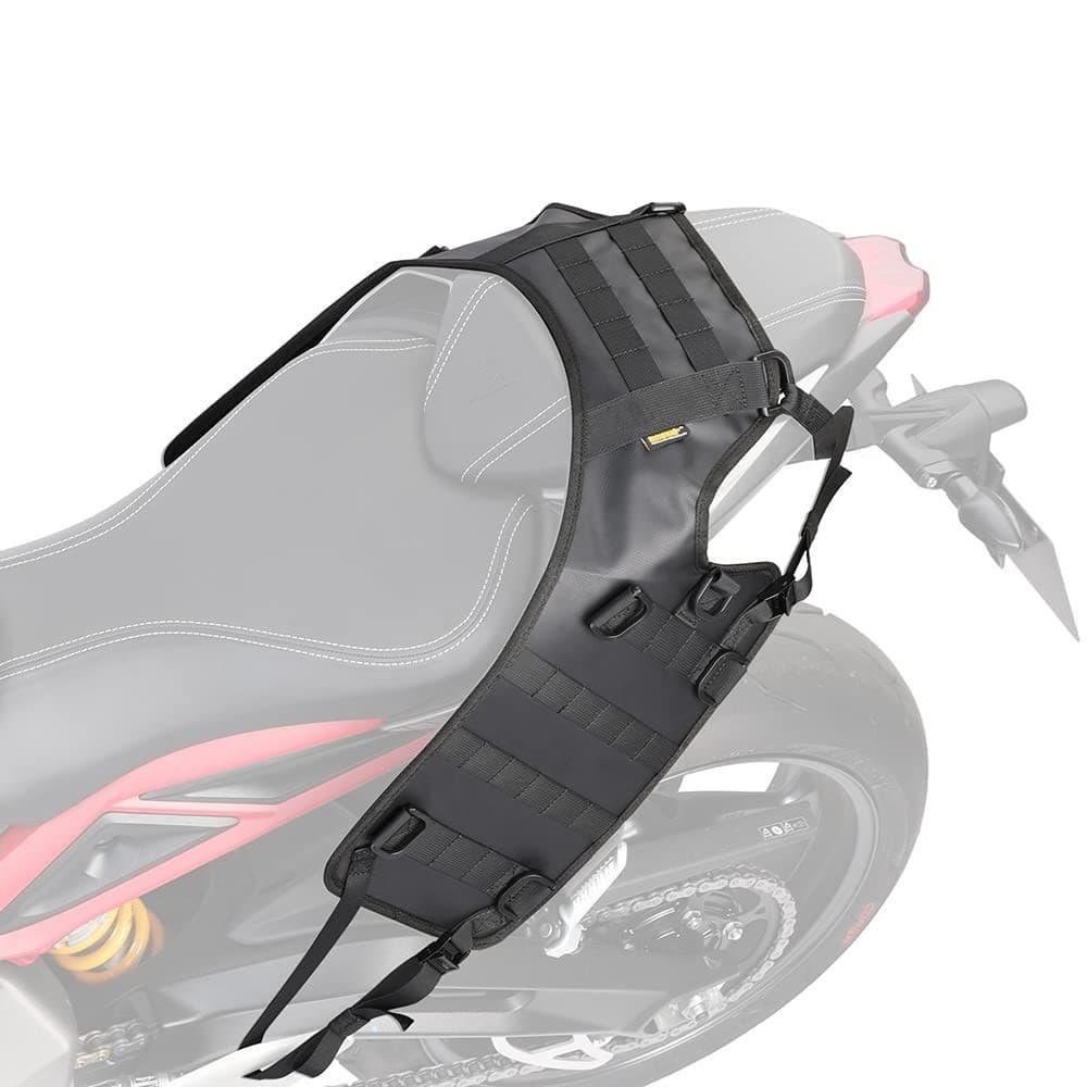 Rhinowalk Motorcycle Saddle Bag/Tail Bag/Seat Bag Universal Saddle Bag Mounting - Image 1