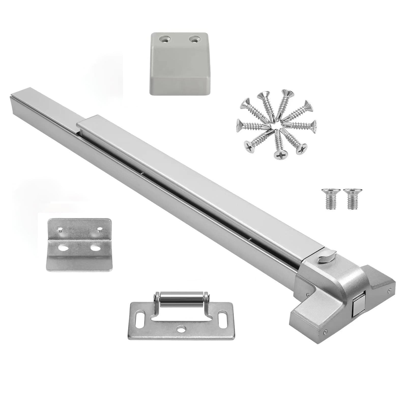 suermany 31 Inch Painted Aluminum Panic Bars for Exit Doors - Push Bar Panic Exi - Image 1