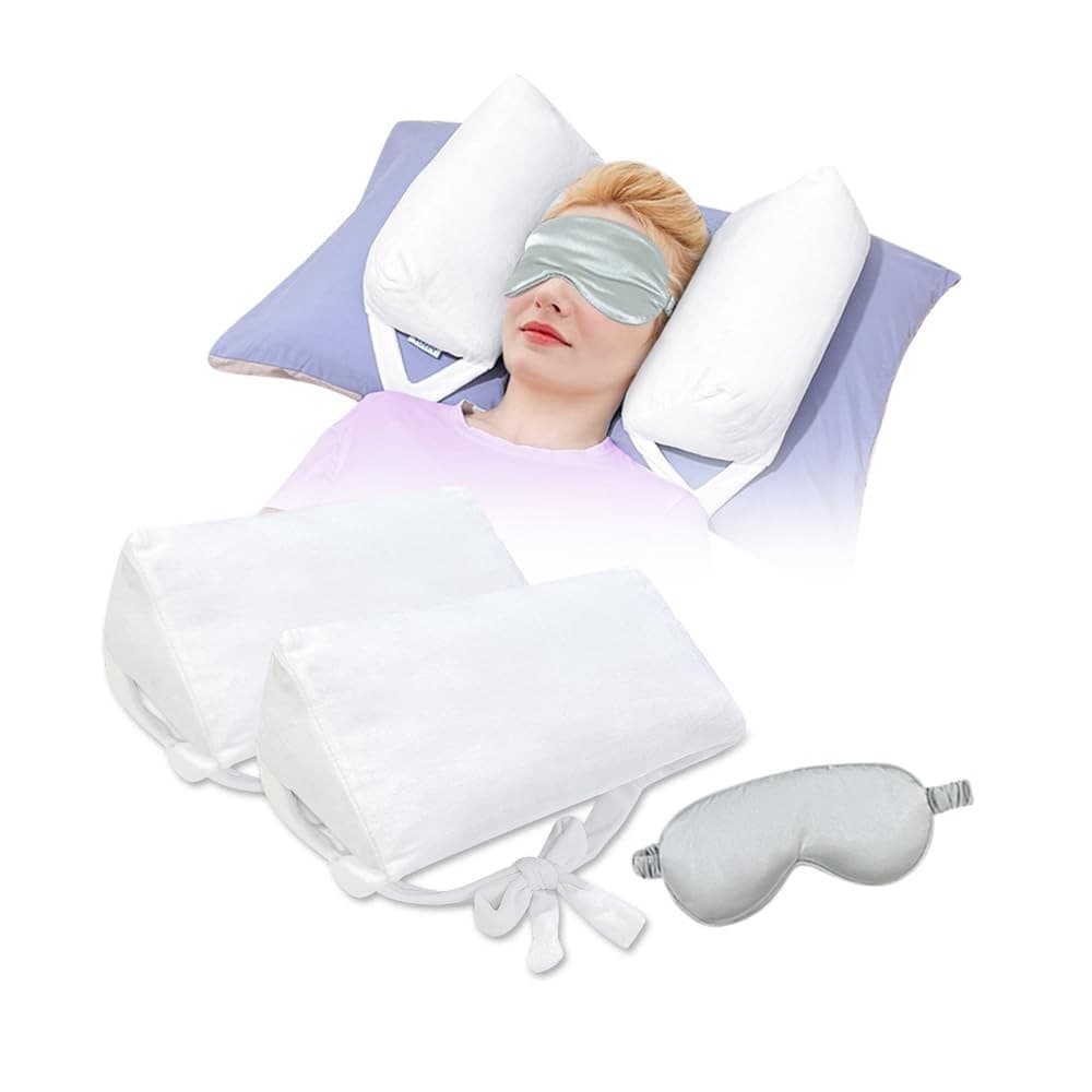 AOSSA Beauty Pillow for Back Sleeping – Anti-Wrinkle Aging Pillow, Head Support - Image 1