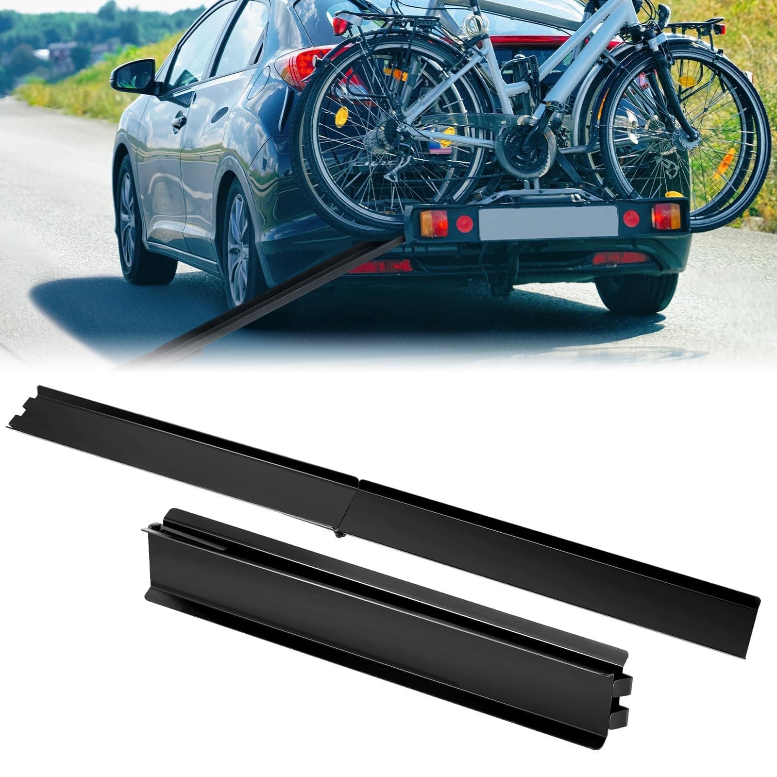 Silipull Bike Rack Loading Ramp, 48 x 4 Inches,Folding Ramp, Bridge, Fit for E-B - Image 1