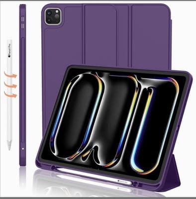IMieet IPad Pro 13 Inch Case (M5/M4) 2025/2024 With Pencil Holder, Trifold Stand - Image 1