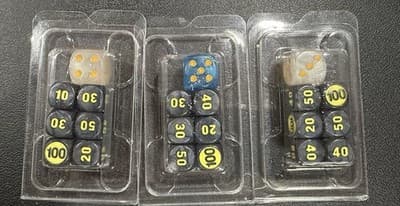 Pokemon Dice - 3 Separate Sets of 6 Dice In Each Pack - Thumbnail 2