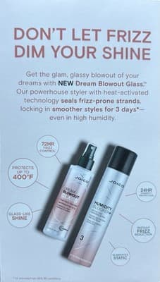 Joico Dream Blowout Glass 72 Hour Frizz Fighter + Humidity Blocker Duo / 2025 - Thumbnail 2
