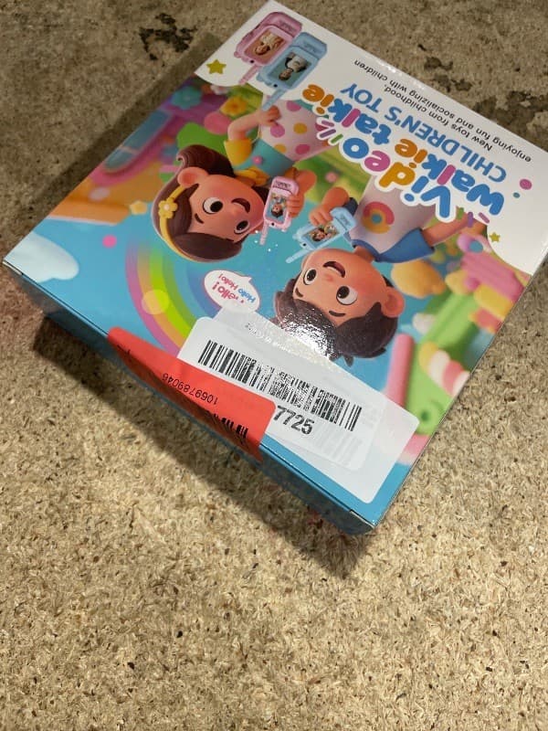 Mafiti Mini Video Walkie Talkies for Kids 2 Pack Rechargeable 1000ft Blue - Thumbnail 2