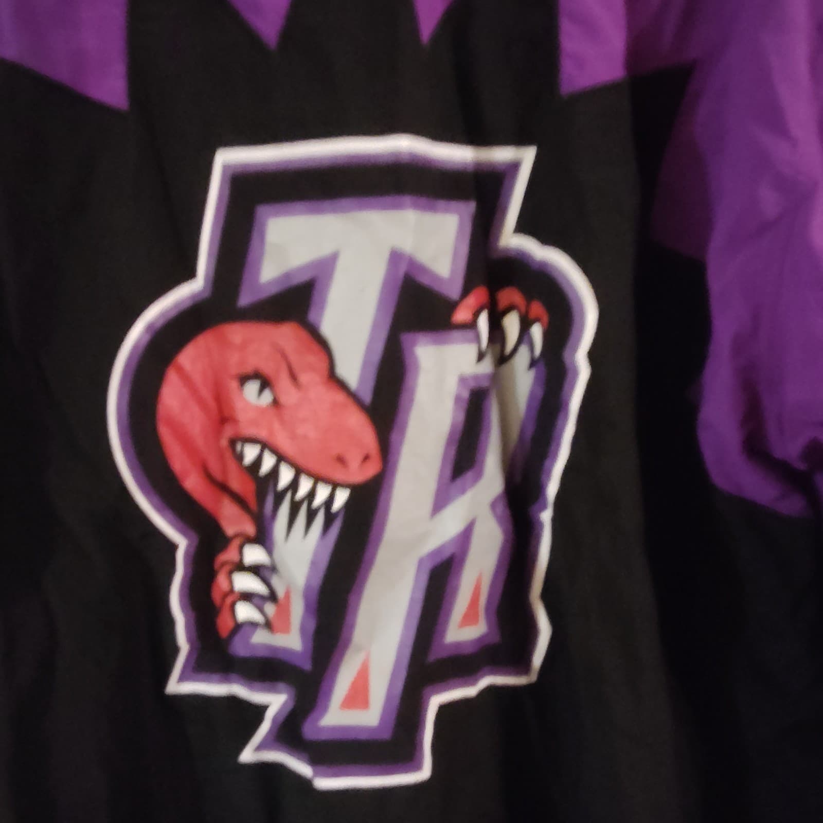 100% Authentic Mitchell Ness 95 96 Toronto Raptors Warm Up Jacket Size 52/2XL - Thumbnail 5
