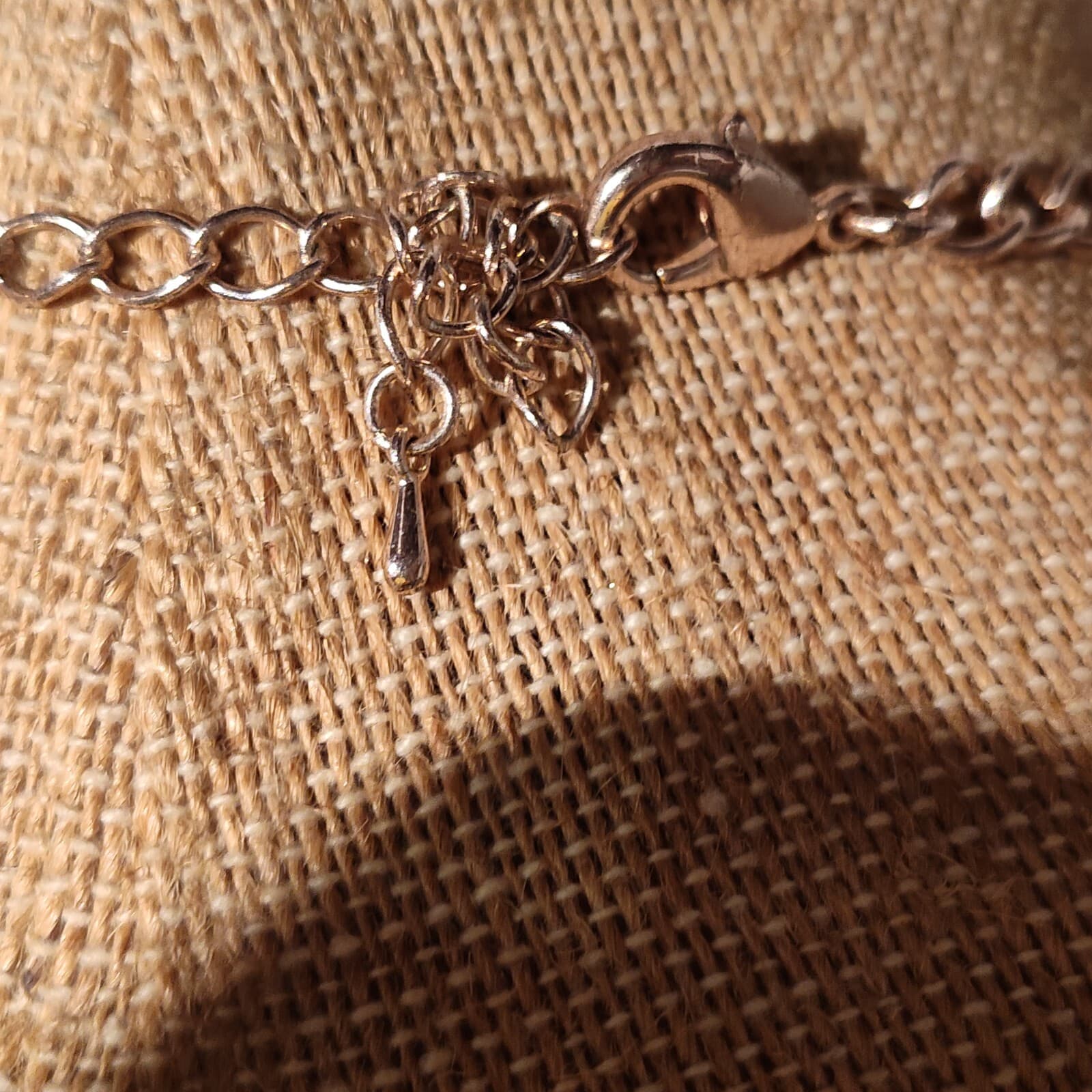 80's Goldstone Chocker w/Rhinestones - Thumbnail 3