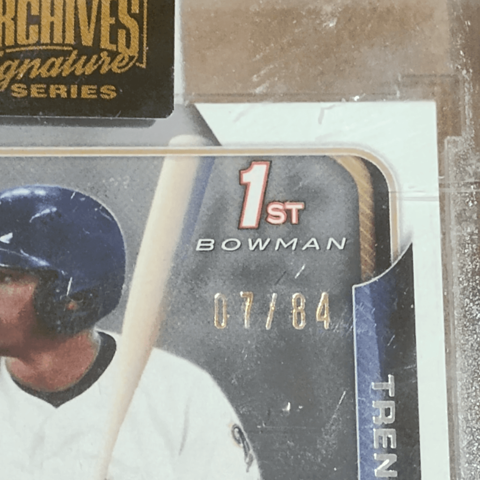 Trent Grisham 2021 Topps Archives Signature Series 2015 Bowman Draft Auto RC /84 - Thumbnail 6