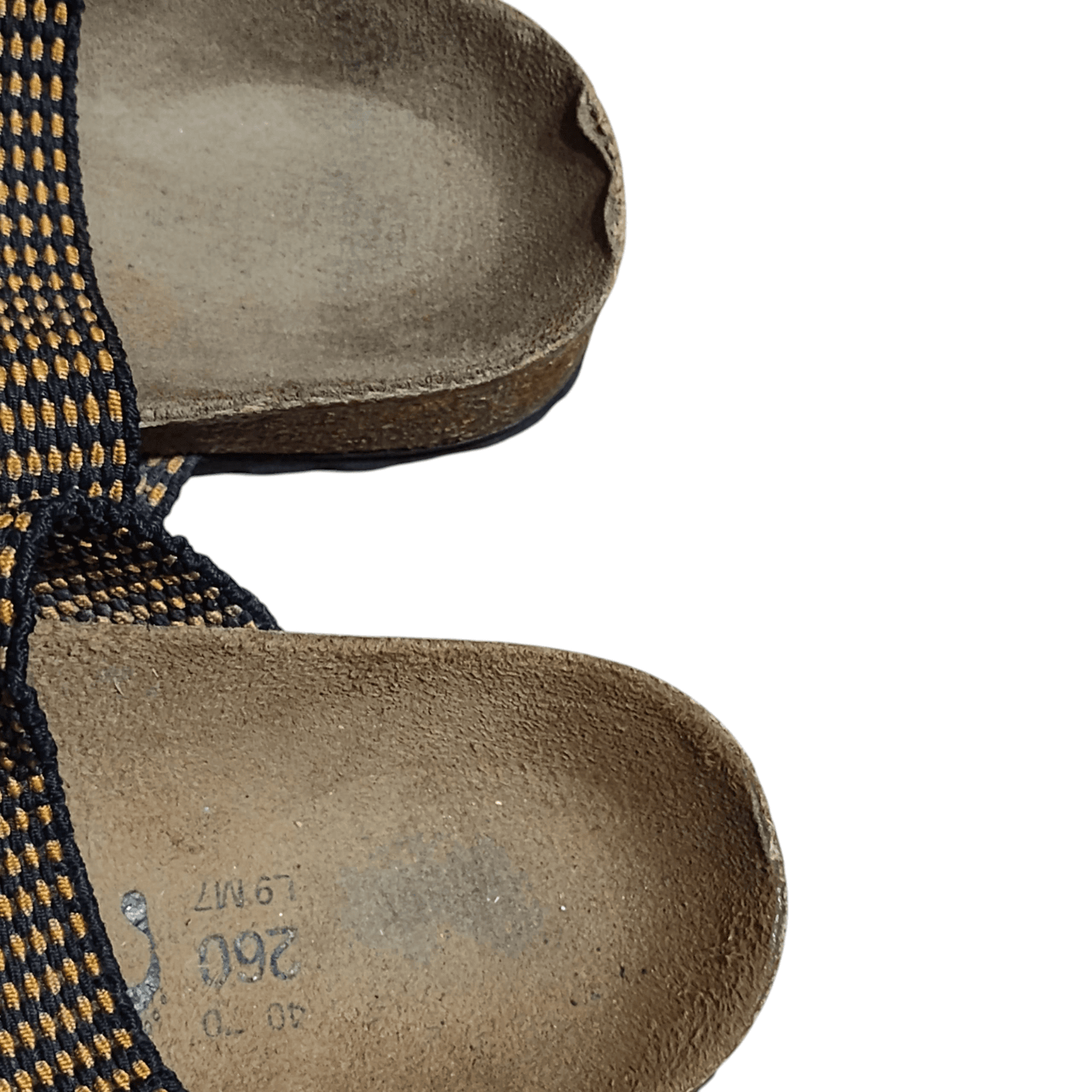 Birki's Birkenstock Curacao Slide Sandals Black/Orange/Brown women 9-9.5 men 7.5 - Thumbnail 4