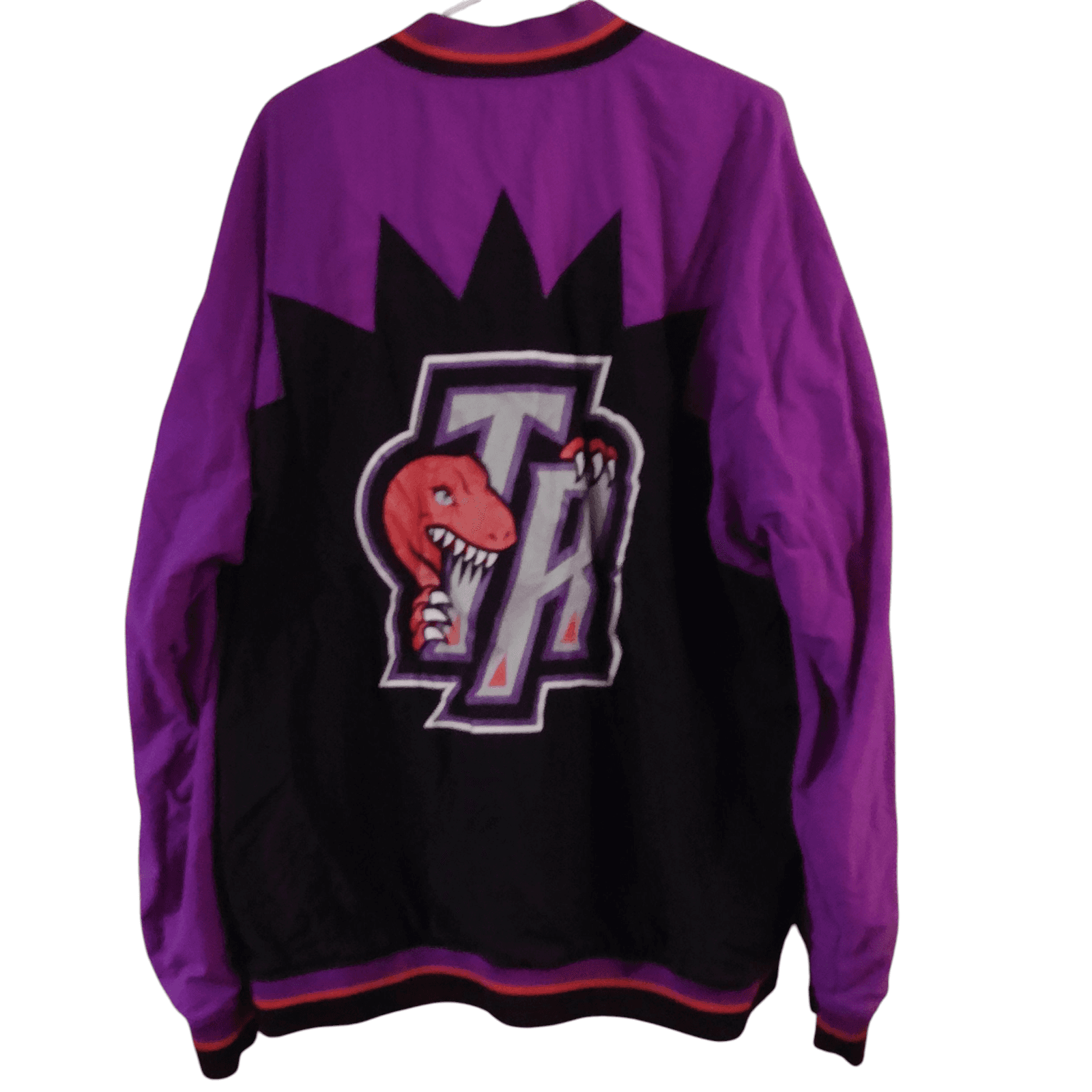 100% Authentic Mitchell Ness 95 96 Toronto Raptors Warm Up Jacket Size 52/2XL - Thumbnail 10