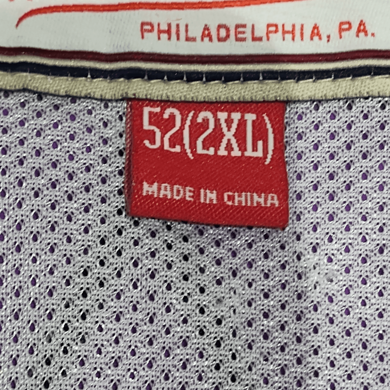 100% Authentic Mitchell Ness 95 96 Toronto Raptors Warm Up Jacket Size 52/2XL - Thumbnail 6