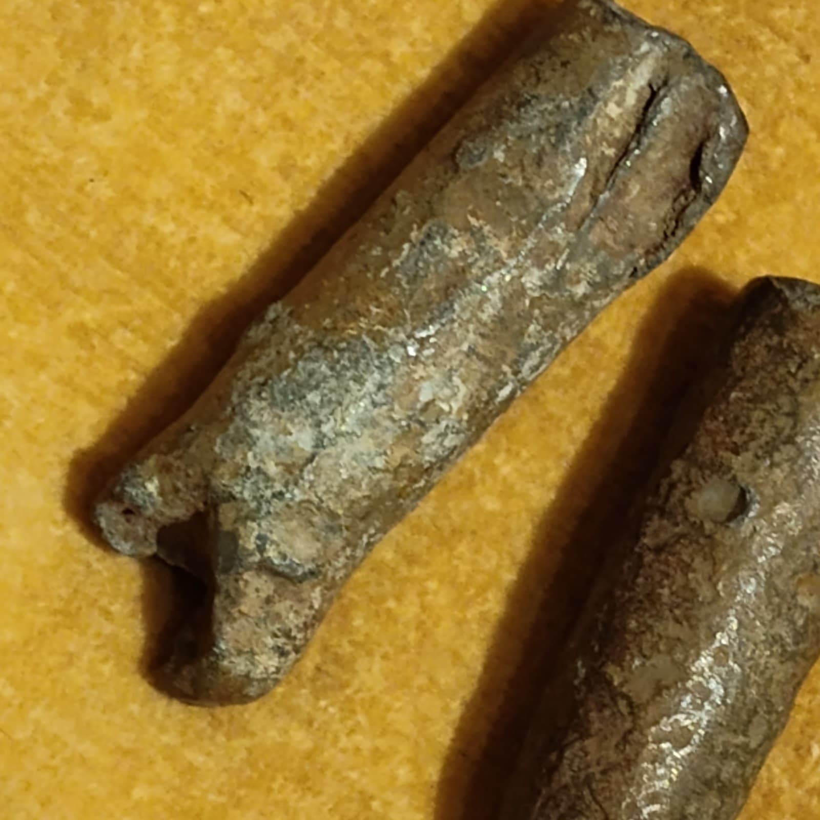 2 Civil War Confederate .45 Caliber Whitworth Shell Relics Bullets - Thumbnail 8