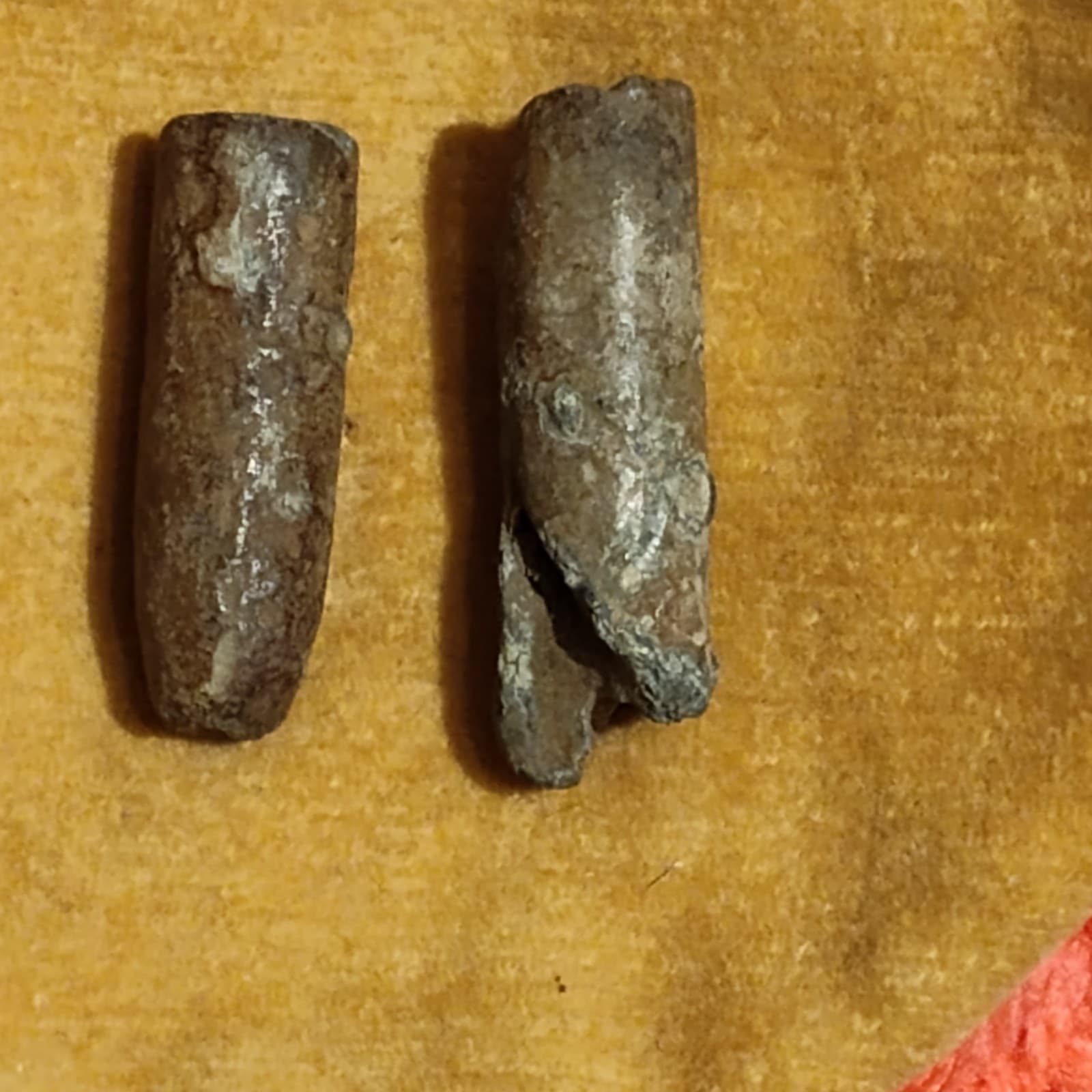 2 Civil War Confederate .45 Caliber Whitworth Shell Relics Bullets - Thumbnail 2