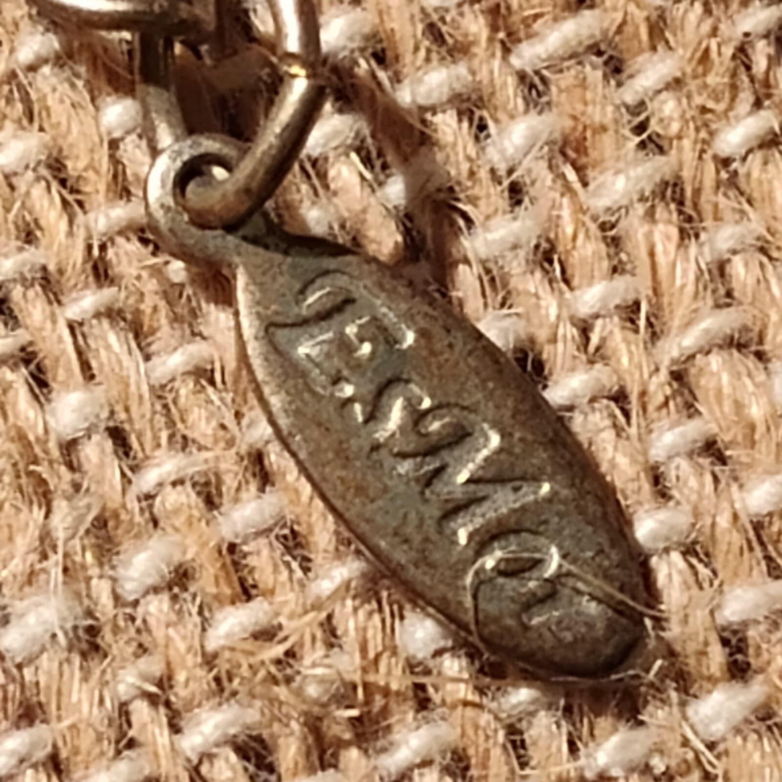 Esmor Yellow & clear glass bead necklace with oval glass beads - Thumbnail 3