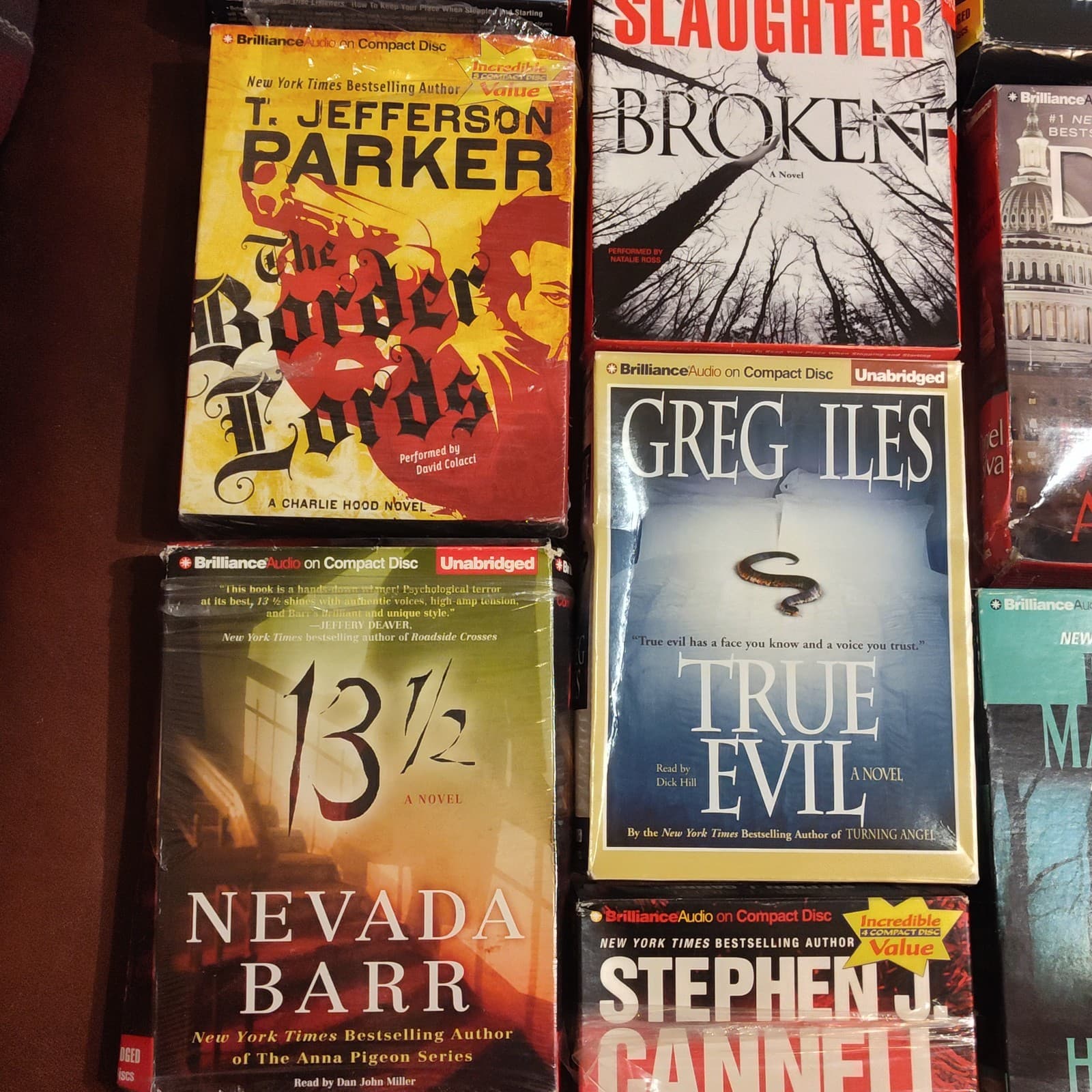 Lot of 19 CD Suspense Audiobooks ~Graham,Barry,parker,Koontz & more - Thumbnail 7