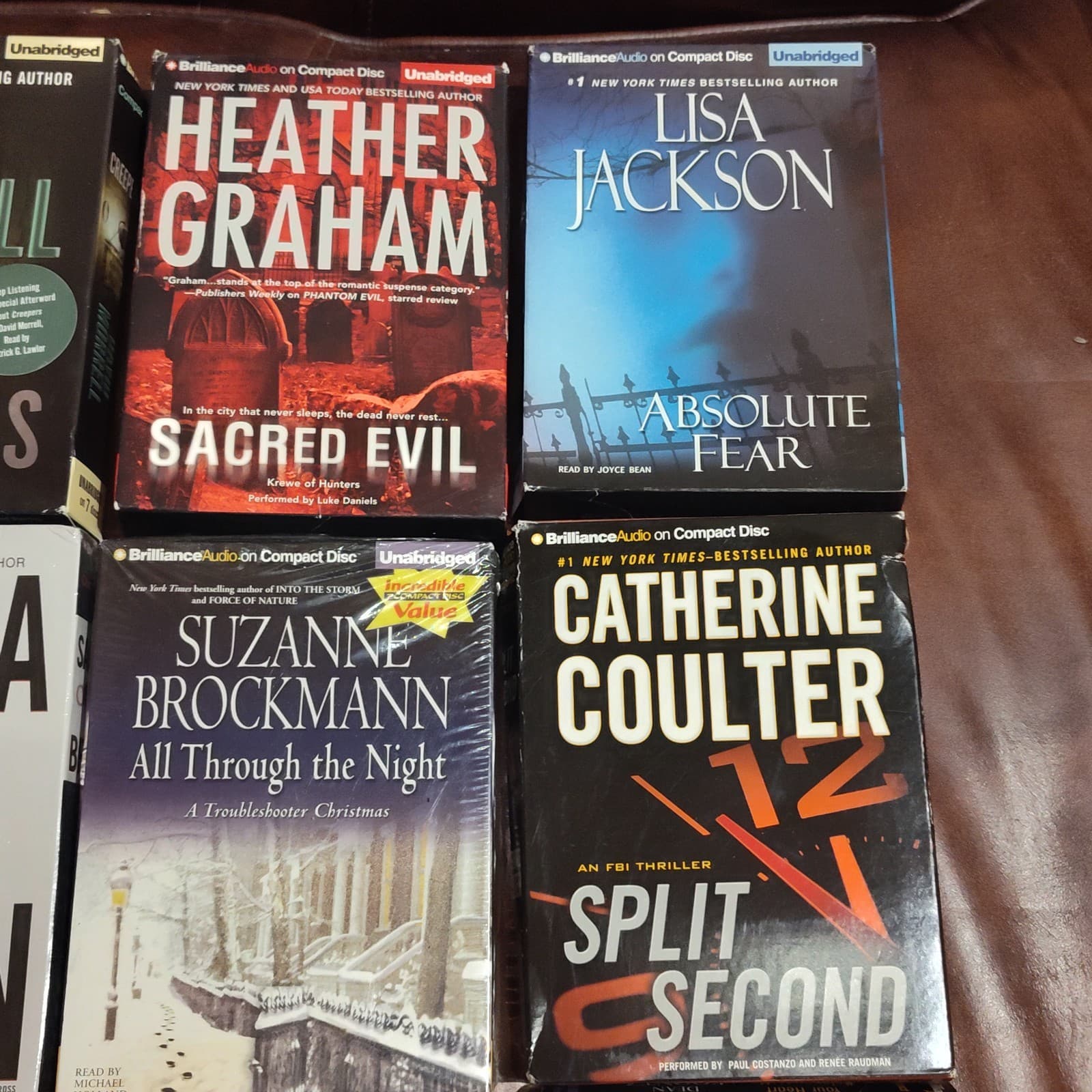 Lot of 19 CD Suspense Audiobooks ~Graham,Barry,parker,Koontz & more - Thumbnail 3