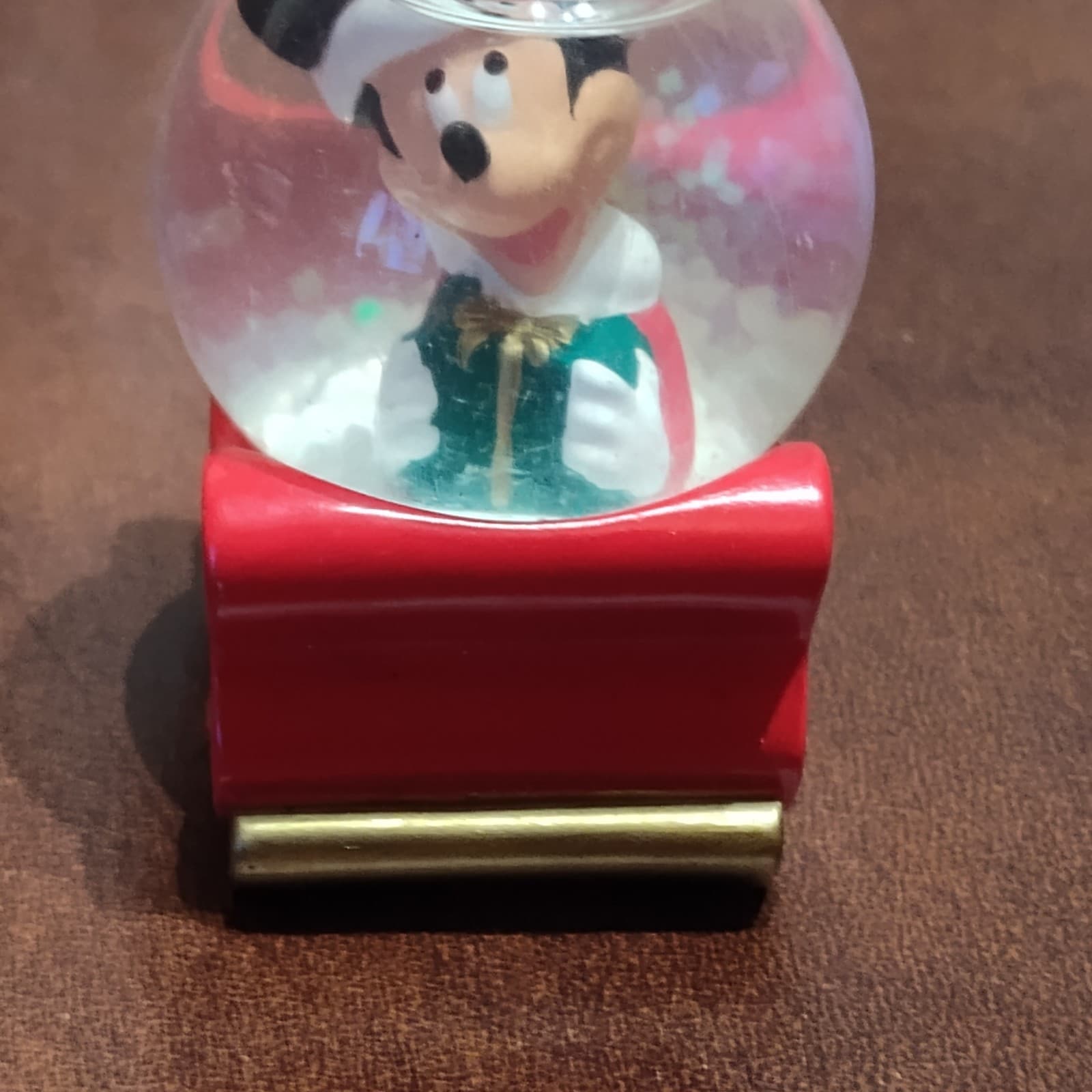Disney MICKEY MOUSE CHRISTMAS 2003 Miniature 2.75" Snow Globe from J.C. Penney - Thumbnail 4