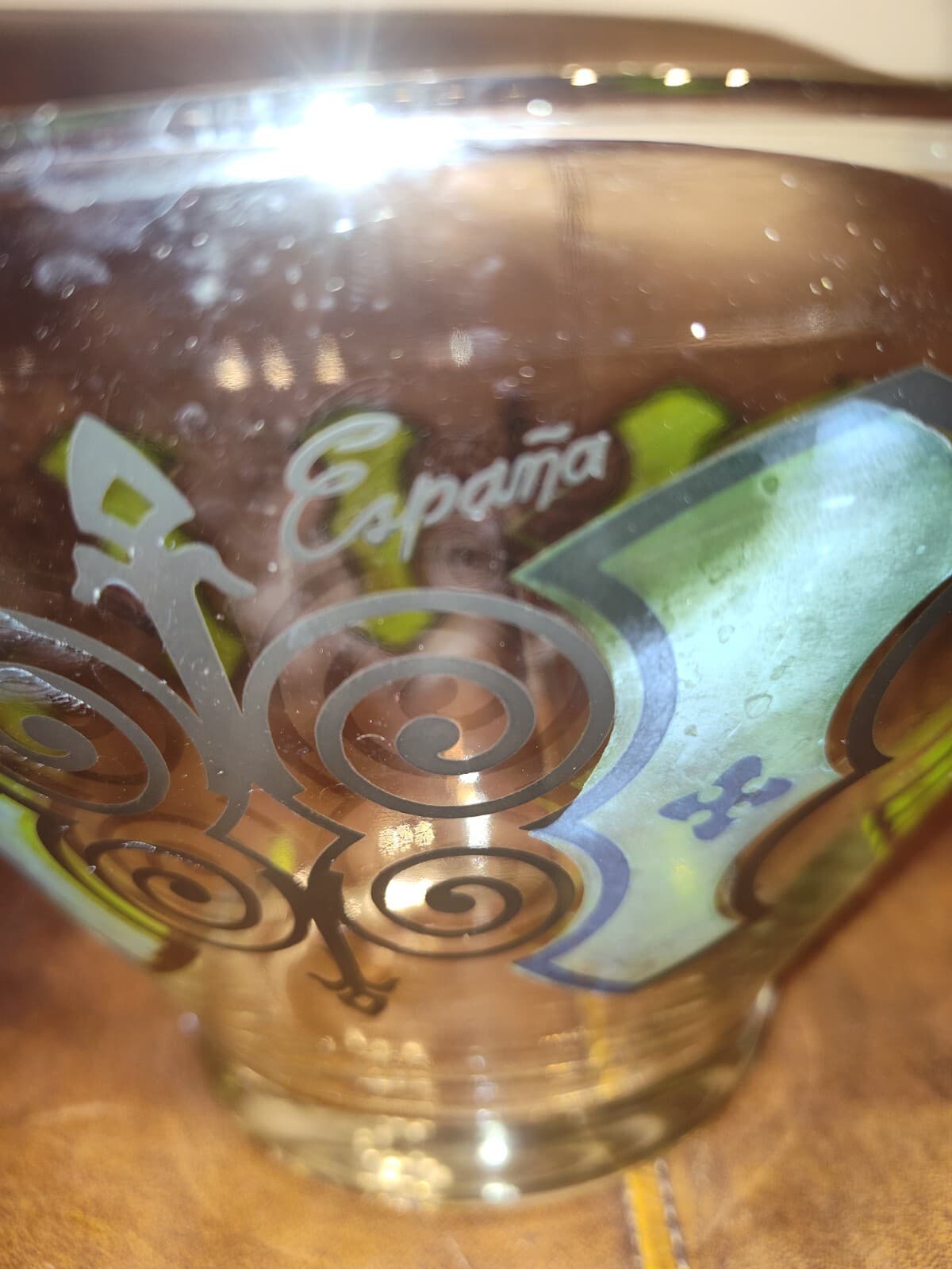 Vintage Retro Espana Butterfly Glass MCM / Atomic Bowl 10” X 6” - Thumbnail 4