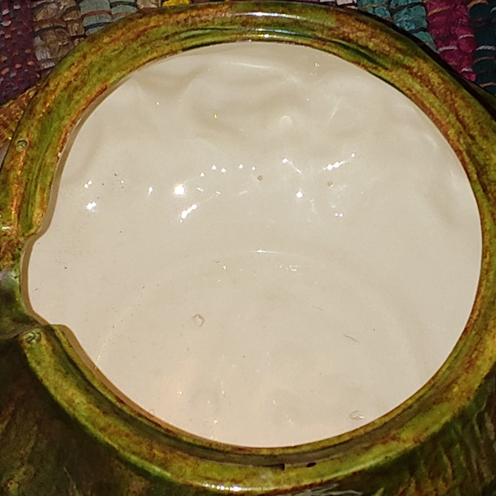 3D Mushroom Shapes Ceramic Sering Bowl Soup Tureen w/Ladle & Plate 4pc set - Thumbnail 12