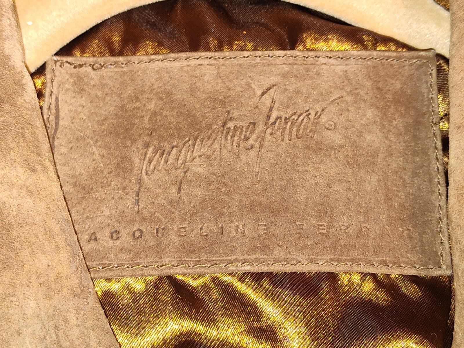 Jacqueline Ferrar brown Suede Jacket size 2XL - Thumbnail 5