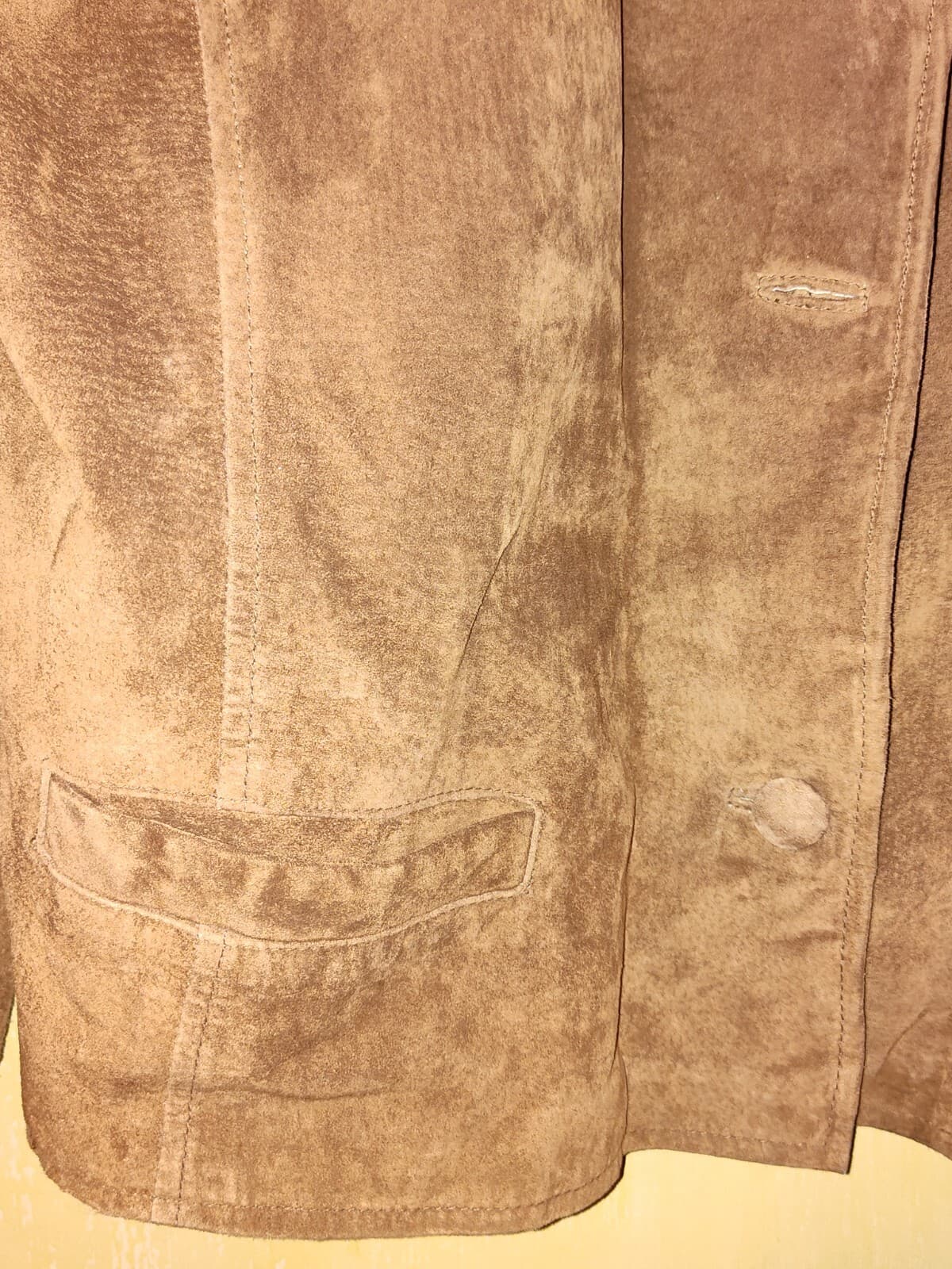 Jacqueline Ferrar brown Suede Jacket size 2XL - Thumbnail 4