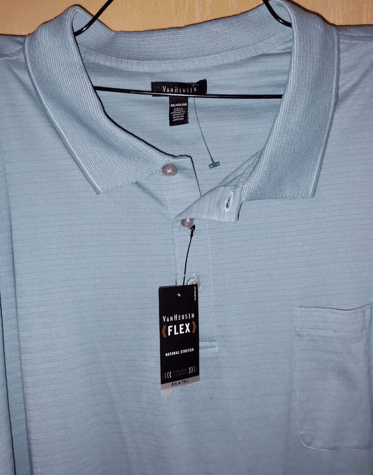 Van Heusen light Green stripe nwt size 4Xl - Thumbnail 2