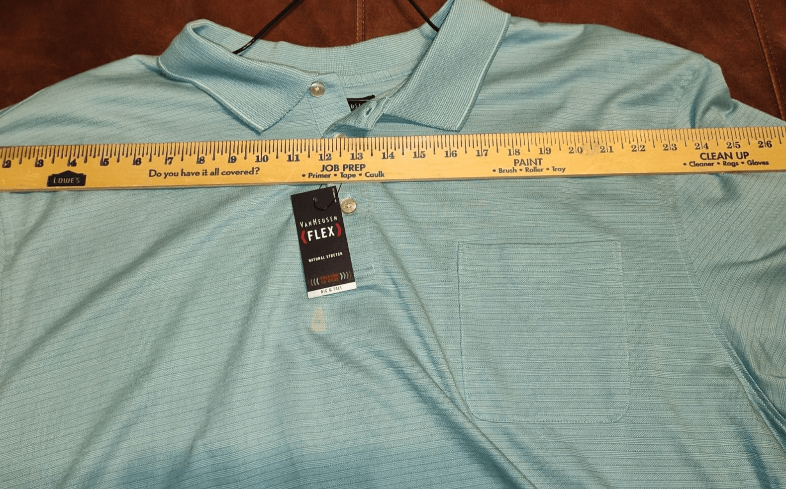 Van Heusen light Green stripe nwt size 4Xl - Thumbnail 6