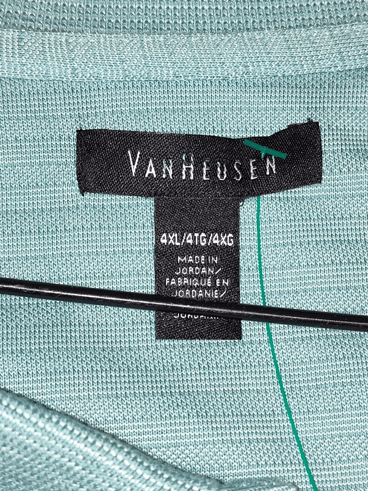 Van Heusen light Green stripe nwt size 4Xl - Thumbnail 4