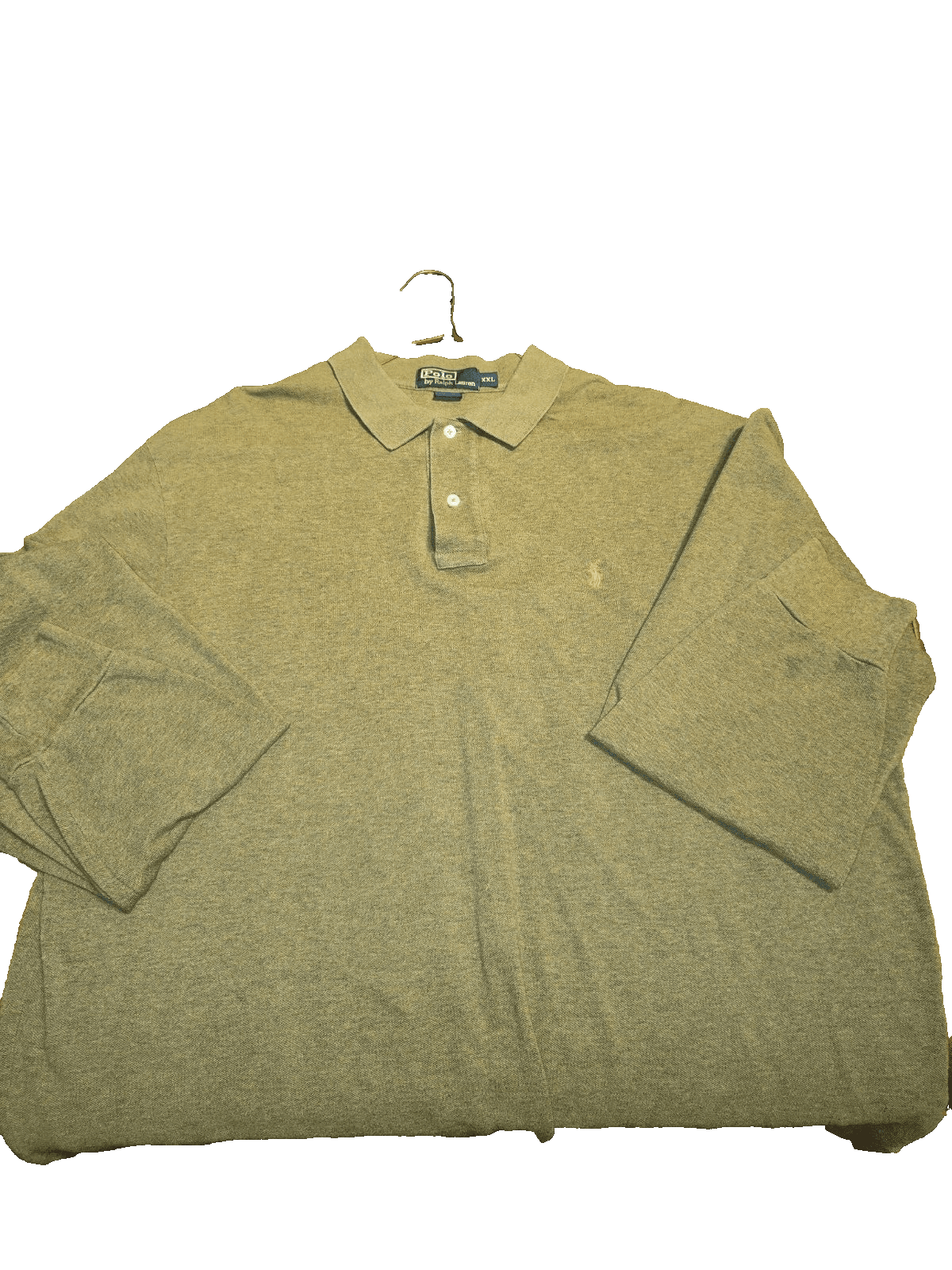 Polo Ralph Lauren Shirt Mens XXLBrown Long Sleeve Collared Pony Logo Autumn - Thumbnail 5