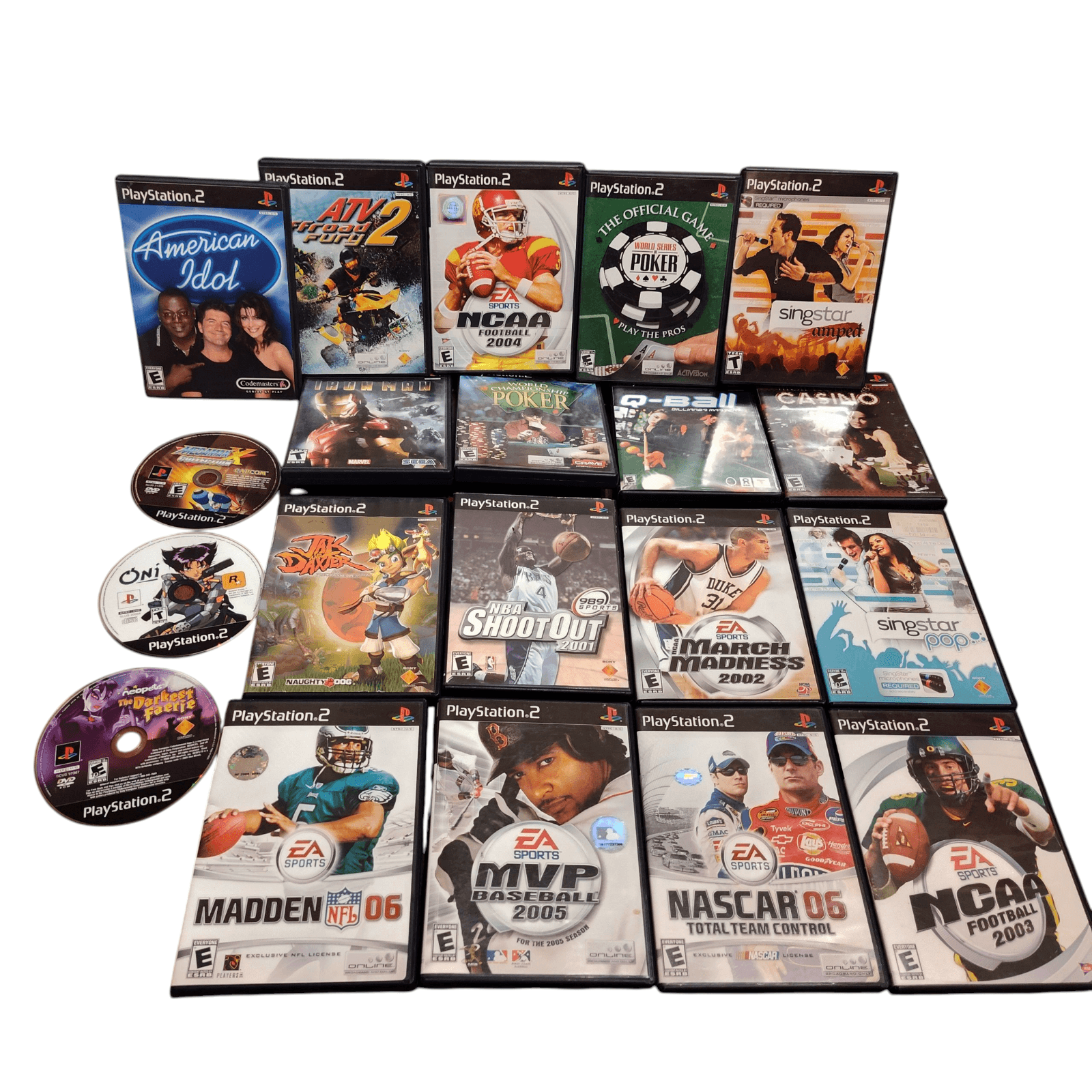 Throwback Lot of 20 PlayStation 2 game & manual - Image 1